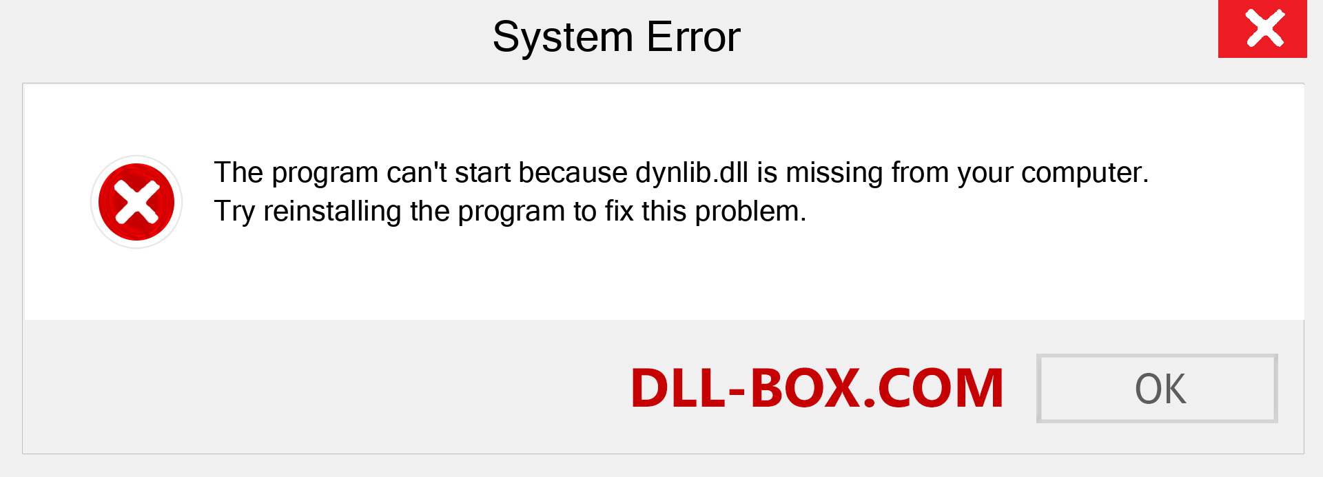 dynlib.dll file is missing?. Download for Windows 7, 8, 10 - Fix  dynlib dll Missing Error on Windows, photos, images
